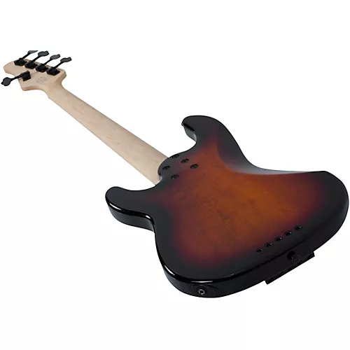 Schecter Guitar Research P-5 Ivy 5-String Bass 3-Tone Sunburst Black Pickguard - musicians--Friend