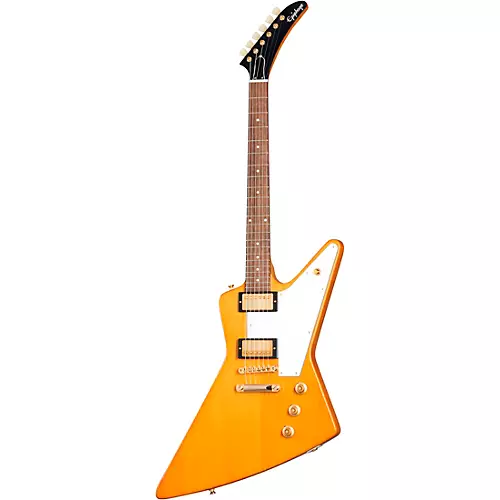 Epiphone 1958 Korina Explorer Outfit Electric Guitar Aged Natural - musicians--Friend
