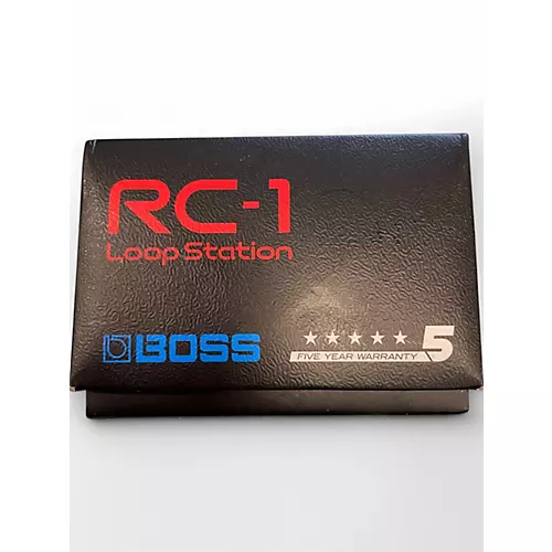 Used BOSS RC1 Loop Station Pedal - musicians--Friend