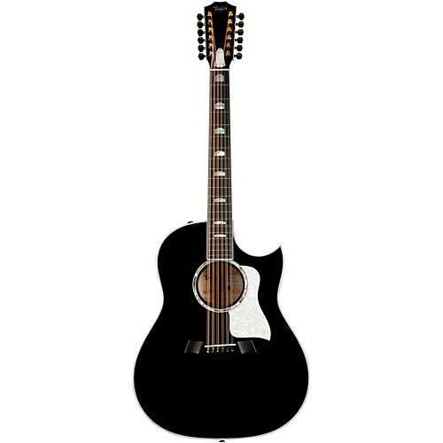 Taylor 657ce Doce Doble 12-String Grand Pacific Acoustic-Electric Guitar Black - musicians--Friend
