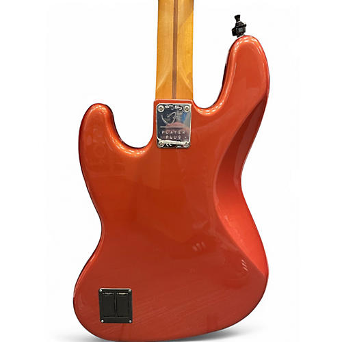 Used Fender Player Plus Active Jazz Bass Candy Apple Red Electric Bass Guitar Candy Apple Red - musicians--Friend