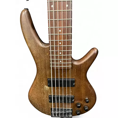 Used Ibanez Gio GSR206 Walnut Electric Bass Guitar Walnut - musicians--Friend