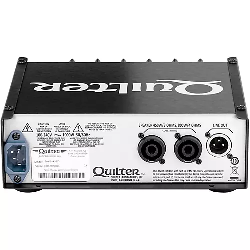 Quilter Labs Bass Block V803 800W Bass Amp Head - musicians--Friend