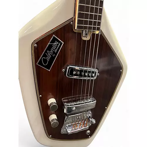 Used Domino  CALIFORNIAN Cream Electric Guitar Cream - musicians--Friend