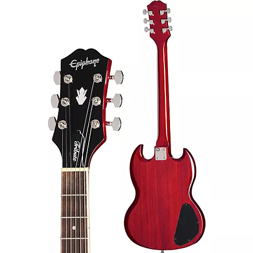 Epiphone SG Tribute Left-Handed Electric Guitar Cherry - musicians--Friend