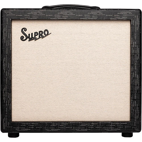 Supro 1614RT Amulet 1x12-inch 15-watt Tube Combo Amp Black Scandia - musicians--Friend