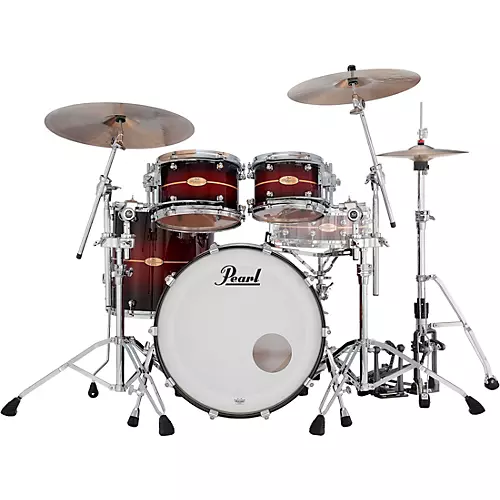 Pearl Reference One 4-Piece Shell Pack Natural Banded Redburst - musicians--Friend