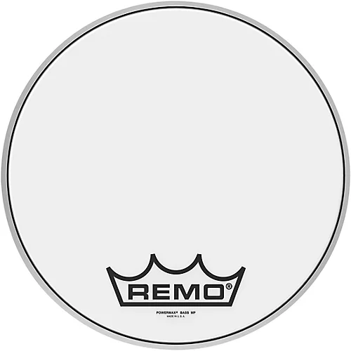 Remo Powermax Ultra White Crimplock Bass Drum Head 26 in. - musicians--Friend