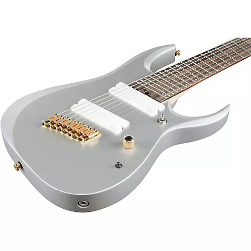 Ibanez RGDMS8 RGD Axe Design Lab Multi-Scale 8-String Electric Guitar Classic Silver Matte - musicians--Friend