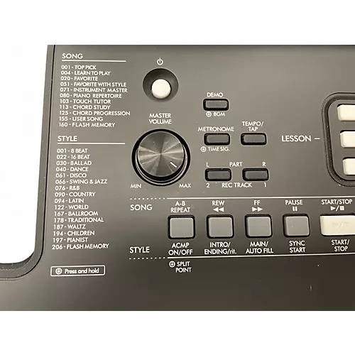Used Yamaha PSRE373 Portable Keyboard - musicians--Friend