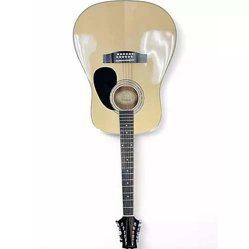 Used Mitchell D120S12E Natural 12 String Acoustic Electric Guitar Natural - musicians--Friend