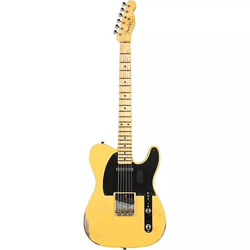 Fender Custom Shop Limited-Edition '53 Telecaster Relic Electric Guitar Aged Nocaster Blonde - musicians--Friend