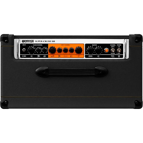 Orange Amplifiers Super Crush 1x12 100W Guitar Combo Amp Black - musicians--Friend