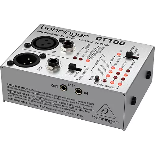 Behringer CT100 6-in-1 Cable Tester - musicians--Friend