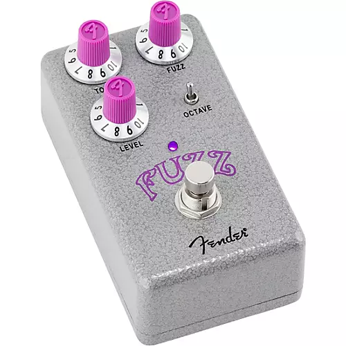 Fender Hammertone Fuzz Effects Pedal Gray and Purple - musicians--Friend