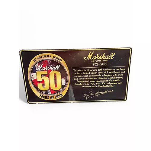 Used Marshall 50th anniversary jcm2000 dsl1c  Tube Guitar Combo Amp - musicians--Friend
