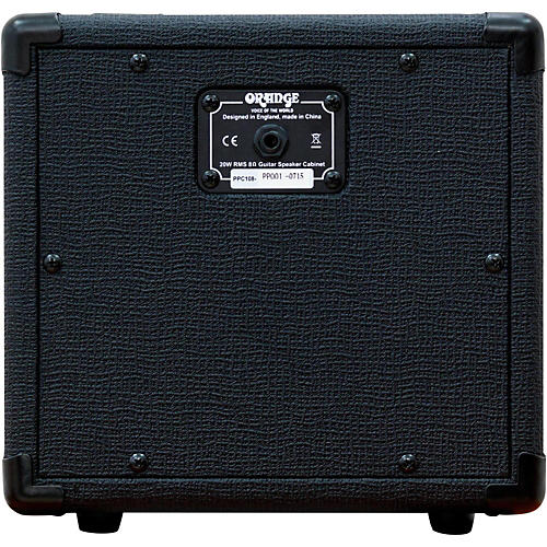 Orange Amplifiers PPC108 Micro Dark 20W 1x8 Guitar Speaker Cabinet Black - musicians--Friend