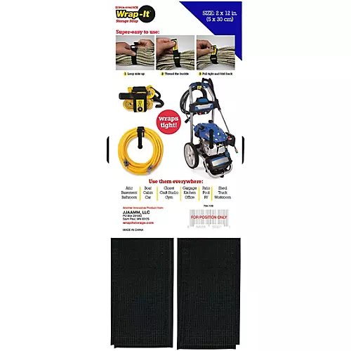 Wrap-It Storage Straps Super Stretch 12