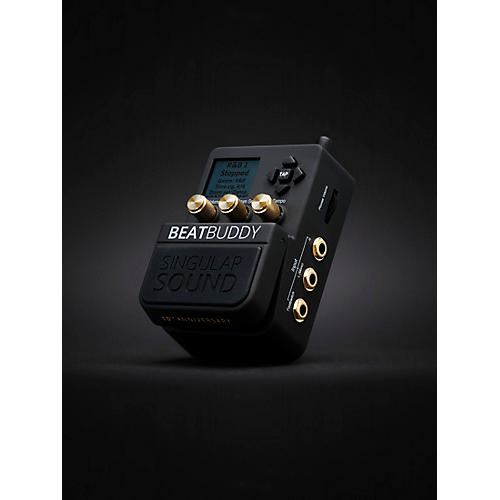 Singular Sound BeatBuddy 10th Anniversary Limited Edition Footpedal Drum Machine Black - musicians--Friend