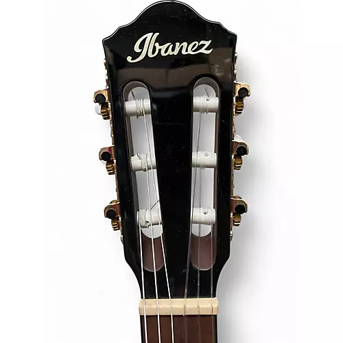 Used Ibanez AEG50N Black Classical Acoustic Electric Guitar Black - musicians--Friend