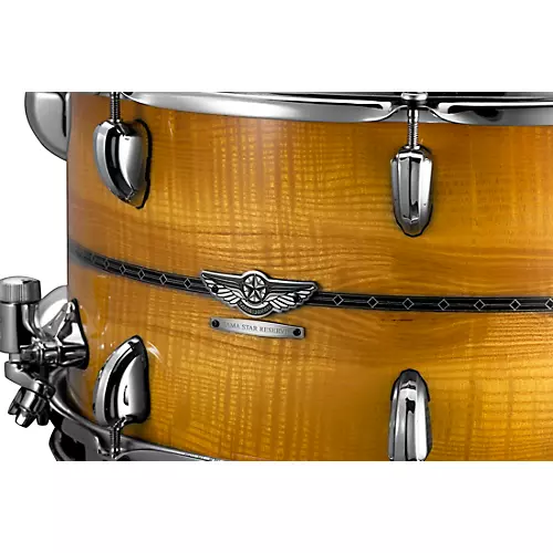 TAMA STAR Reserve Maple/Bubinga Snare Drum 15 x 8 in. Caramel Olive Ash Burst - musicians--Friend