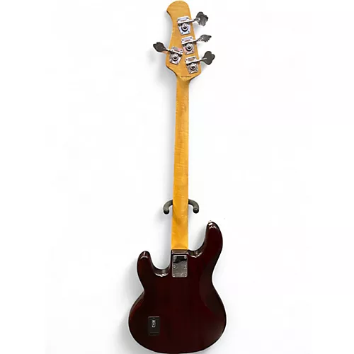 Used Sterling by Music Man Sub 4 Walnut Electric Bass Guitar Walnut - musicians--Friend