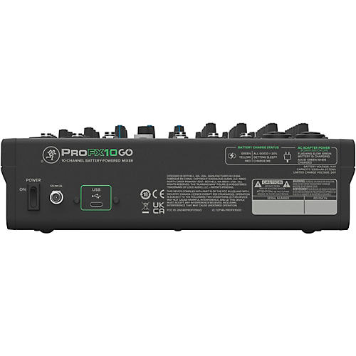 Mackie ProFX10GO Battery-Powered Mixer Bundle with Thrash212 GO Speakers, Extra Battery, Bags, Stands and Cables - musicians--Friend