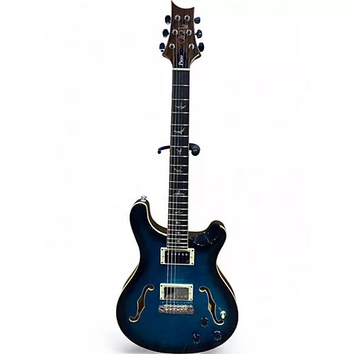 Used PRS Hollowbody II Piezo peacock blue Hollow Body Electric Guitar peacock blue - musicians--Friend