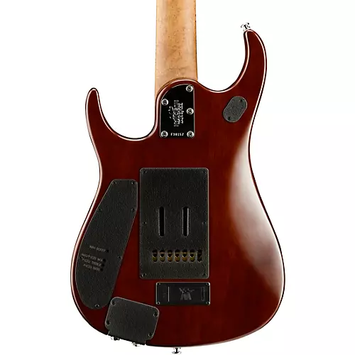 Ernie Ball Music Man JP15 Roasted Quilt Maple Top 7-String Electric Guitar Cerulean Paradise - musicians--Friend
