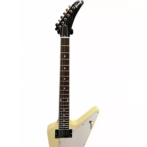 Used 2024 Gibson '70s Explorer Classic White Solid Body Electric Guitar Classic White - musicians--Friend