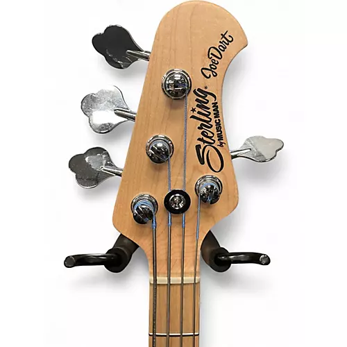 Used Sterling by Music Man Joe Dart I Natural Electric Bass Guitar Natural - musicians--Friend