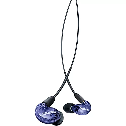 Shure SE215 Special-Edition Sound Isolating Earphones Purple - musicians--Friend
