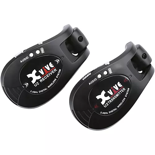Xvive U2 Dual Transmitter Digital Wireless Guitar System Black - musicians--Friend
