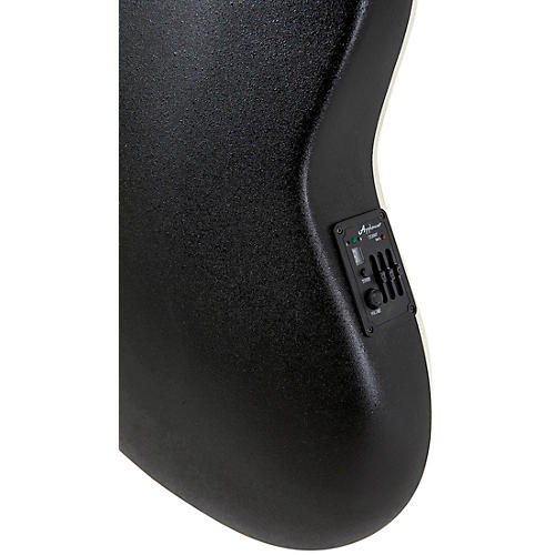 Applause AB28-5S Traditional Series Super Shallow Acoustic-Electric Guitar Black - musicians--Friend