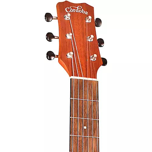 Cordoba Mini II MH-CE All Mahogany Nylon-String Acoustic-Electric Guitar Natural - musicians--Friend