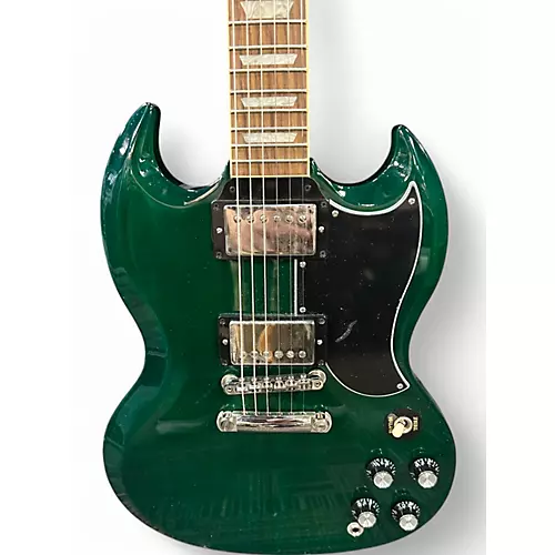Used 2024 Gibson sg standard 1961 Trans Green Solid Body Electric Guitar Trans Green - musicians--Friend