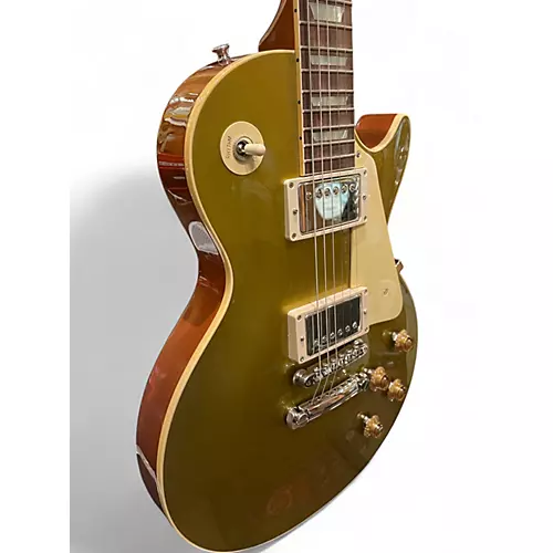 Used Gibson LPR7 1957 Les Paul Reissue Gold Top Solid Body Electric Guitar Gold Top - musicians--Friend