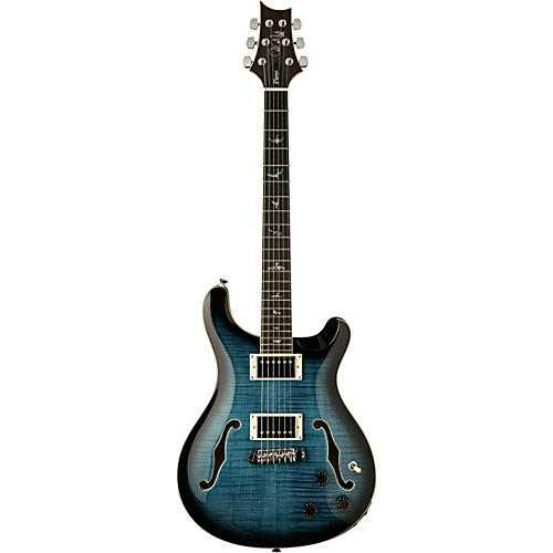 PRS SE Hollowbody II Piezo Electric Guitar Peacock Blue - musicians--Friend