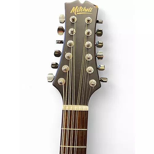Used Mitchell 12 STRING WALNUT 12 String Acoustic Guitar WALNUT - musicians--Friend