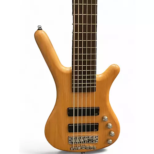 Used RockBass by Warwick Corvette Brown Electric Bass Guitar Brown - musicians--Friend