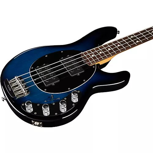 Ernie Ball Music Man StingRay5 Special H 5-String Electric Bass Guitar Black and Chrome - musicians--Friend