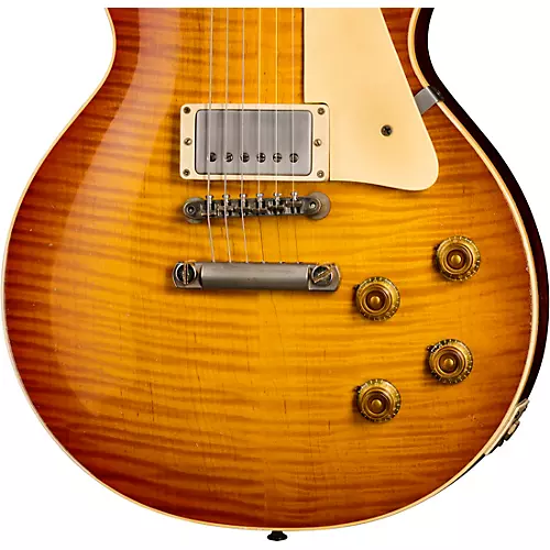 Gibson Custom 1959 Les Paul Standard Reissue Limited Edition Murphy Lab with Brazilian Rosewood Fingerboard Electric Guitar Tom's Lemon - musicians--Friend