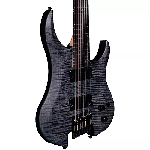 Legator Ghost 7 String Multi-Scale Super Shred Series Flamed Maple Electric Guitar Purple - musicians--Friend