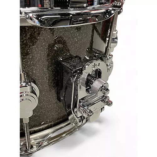 Used DW 6.5X14 Performance Series Snare Pewter Sparkle Drum Pewter Sparkle 15 - musicians--Friend