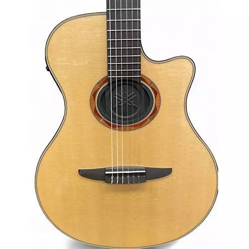 Used Yamaha NTX900FM Natural Classical Acoustic Electric Guitar Natural - musicians--Friend