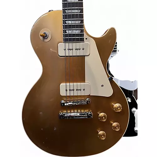 Used Gibson Les Paul Standard 1950S Neck Gold Top Solid Body Electric Guitar Gold Top - musicians--Friend
