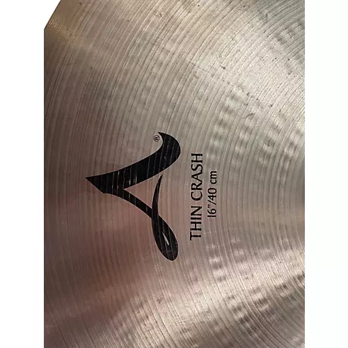Used Zildjian 16in A Series Thin Crash Cymbal 36 - musicians--Friend