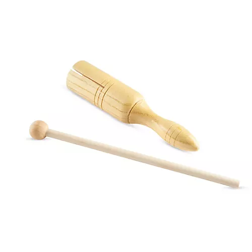 Trophy Small Wood Tone Block with Mallet - musicians--Friend