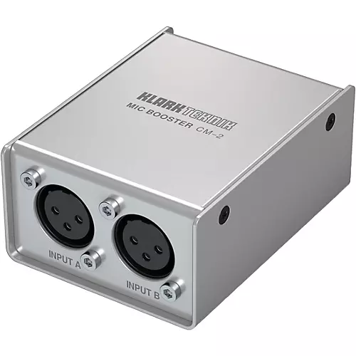 Klark Teknik MIC BOOSTER CM-2 2-Channel Dynamic Microphone Booster with Preamps - musicians--Friend