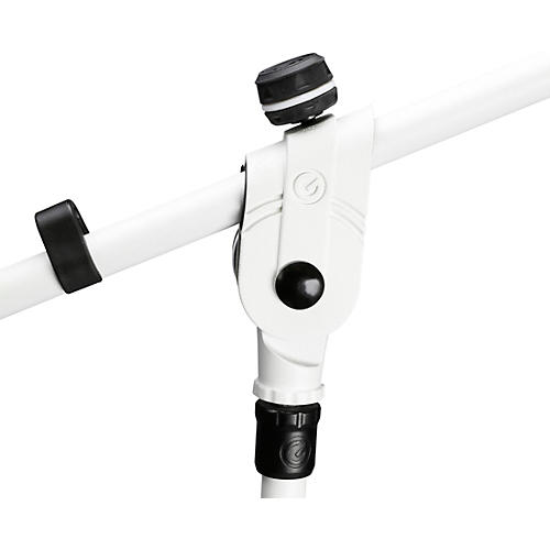 Gravity Stands MS 4322 Microphone Stand With Telescoping Boom - White - musicians--Friend
